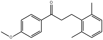 3-(2,6-DIMETHYLPHENYL)-4'-METHOXYPROPIOPHENONE Structural