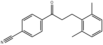 4'-CYANO-3-(2,6-DIMETHYLPHENYL)PROPIOPHENONE Structural