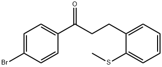 4'-BROMO-3-(2-THIOMETHYLPHENYL)PROPIOPHENONE