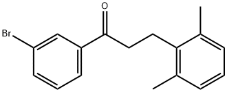 3'-BROMO-3-(2,6-DIMETHYLPHENYL)PROPIOPHENONE Structural