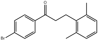 4'-BROMO-3-(2,6-DIMETHYLPHENYL)PROPIOPHENONE Structural