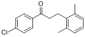 4'-CHLORO-3-(2,6-DIMETHYLPHENYL)PROPIOPHENONE Structural