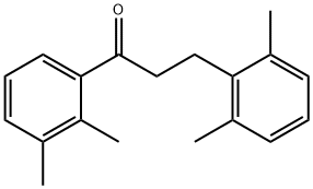 2',3'-DIMETHYL-3-(2,6-DIMETHYLPHENYL)PROPIOPHENONE Structural