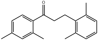 2',4'-DIMETHYL-3-(2,6-DIMETHYLPHENYL)PROPIOPHENONE Structural