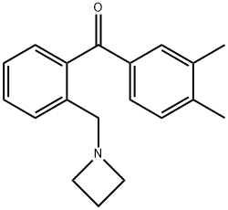 2'-AZETIDINOMETHYL-3,4-DIMETHYLBENZOPHENONE