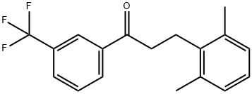 3-(2,6-DIMETHYLPHENYL)-3'-TRIFLUOROMETHYLPROPIOPHENONE Structural