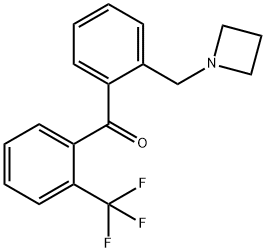 2-AZETIDINOMETHYL-2'-TRIFLUOROMETHYLBENZOPHENONE