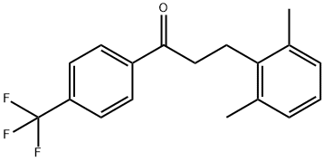 3-(2,6-DIMETHYLPHENYL)-4'-TRIFLUOROMETHYLPROPIOPHENONE Structural