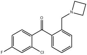 2'-AZETIDINOMETHYL-2-CHLORO-4-FLUOROBENZOPHENONE