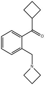 2-(AZETIDINOMETHYL)PHENYL CYCLOBUTYL KETONE Structural