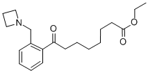 ETHYL 8-[2-(AZETIDINOMETHYL)PHENYL]-8-OXOOCTANOATE Structural