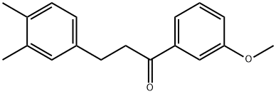 3-(3,4-DIMETHYLPHENYL)-3'-METHOXYPROPIOPHENONE Structural