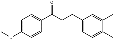 3-(3,4-DIMETHYLPHENYL)-4'-METHOXYPROPIOPHENONE Structural