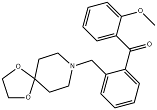 2-[8-(1,4-DIOXA-8-AZASPIRO[4.5]DECYL)METHYL]-2'-METHOXY BENZOPHENONE