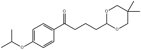 4-(5,5-DIMETHYL-1,3-DIOXAN-2-YL)-4'-ISOPROPOXYBUTYROPHENONE