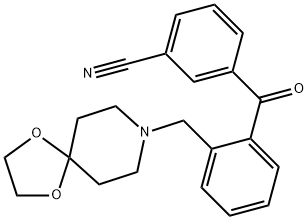 3'-CYANO-2-[8-(1,4-DIOXA-8-AZASPIRO[4.5]DECYL)METHYL]BENZOPHENONE