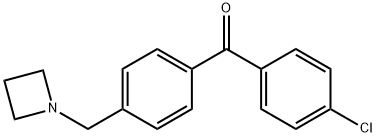 4-AZETIDINOMETHYL-4'-CHLOROBENZOPHENONE Structural