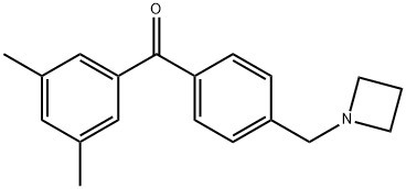 4'-AZETIDINOMETHYL-3,5-DIMETHYLBENZOPHENONE