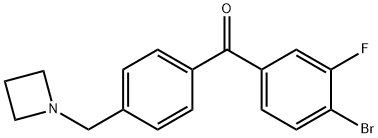 4'-AZETIDINOMETHYL-4-BROMO-3-FLUOROBENZOPHENONE