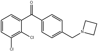 4'-AZETIDINOMETHYL-2,3-DICHLOROBENZOPHENONE