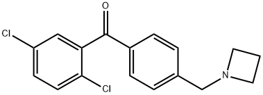 4'-AZETIDINOMETHYL-2,5-DICHLOROBENZOPHENONE