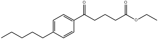 ETHYL 5-OXO-5-(4-N-PENTYLPHENYL)VALERATE Structural