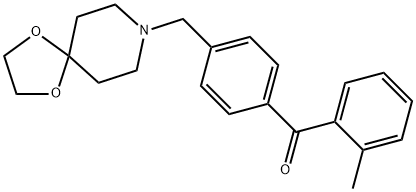 4'-[8-(1,4-DIOXA-8-AZASPIRO[4.5]DECYL)METHYL]-2-METHYL BENZOPHENONE