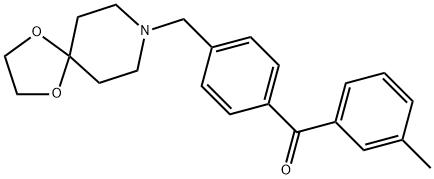 4'-[8-(1,4-DIOXA-8-AZASPIRO[4.5]DECYL)METHYL]-3-METHYL BENZOPHENONE