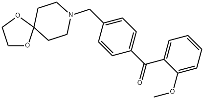 4'-[8-(1,4-DIOXA-8-AZASPIRO[4.5]DECYL)METHYL]-2-METHOXY BENZOPHENONE