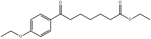 ETHYL 7-(4-ETHOXYPHENYL)-7-OXOHEPTANOATE Structural