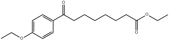 ETHYL 8-(4-ETHOXYPHENYL)-8-OXOOCTANOATE Structural