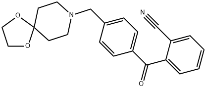 2-CYANO-4'-[8-(1,4-DIOXA-8-AZASPIRO[4.5]DECYL)METHYL]BENZOPHENONE