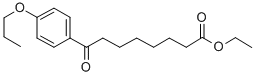 ETHYL 8-OXO-8-(4-N-PROPOXYPHENYL)OCTANOATE Structural