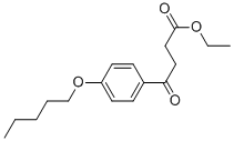 ETHYL 4-OXO-4-(4-PENTYLOXYPHENYL)BUTYRATE Structural