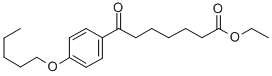 ETHYL 7-OXO-7-(4-PENTYLOXYPHENYL)HEPTANOATE Structural