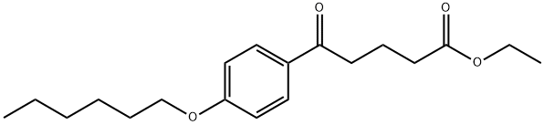 ETHYL 5-(4-HEXYLOXYPHENYL)-5-OXOVALERATE Structural