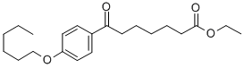 ETHYL 7-(4-HEXYLOXYPHENYL)-7-OXOHEPTANOATE Structural