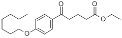 ETHYL 5-(4-HEPTYLOXYPHENYL)-5-OXOVALERATE Structural