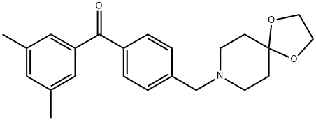 3,5-DIMETHYL-4'-[8-(1,4-DIOXA-8-AZASPIRO[4.5]DECYL)METHYL]BENZOPHENONE