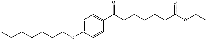 ETHYL 7-(4-HEPTYLOXYPHENYL)-7-OXOHEPTANOATE Structural