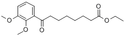 ETHYL 8-(2,3-DIMETHOXYPHENYL)-8-OXOOCTANOATE Structural