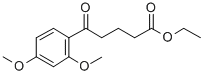 ETHYL 5-(2,4-DIMETHOXYPHENYL)-5-OXOVALERATE Structural