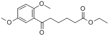 ETHYL 6-(2,5-DIMETHOXYPHENYL)-6-OXOHEXANOATE Structural