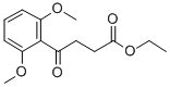 ETHYL 4-(2,6-DIMETHOXYPHENYL)-4-OXOBUTYRATE Structural