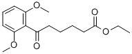 ETHYL 6-(2,6-DIMETHOXYPHENYL)-6-OXOHEXANOATE Structural