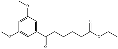 ETHYL 6-(3,5-DIMETHOXYPHENYL)-6-OXOHEXANOATE Structural