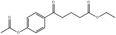 ETHYL 5-(4-ACETOXYPHENYL)-5-OXOVALERATE Structural