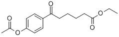 ETHYL 6-(4-ACETOXYPHENYL)-6-OXOHEXANOATE Structural