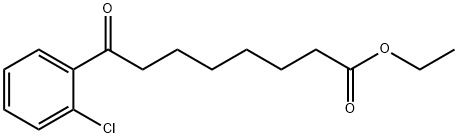 ETHYL 8-(2-CHLOROPHENYL)-8-OXOOCTANOATE Structural