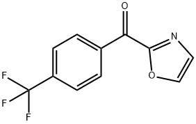 2-(4-TRIFLUOROMETHYLBENZOYL)OXAZOLE Structural